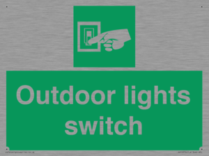 Outdoor lights switch
